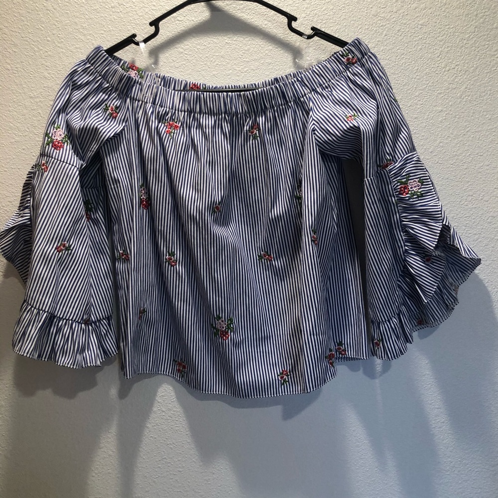 off the shoulder blouse